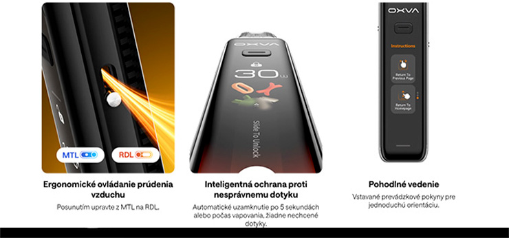 dokonale ovladanie a príjemný dotyk